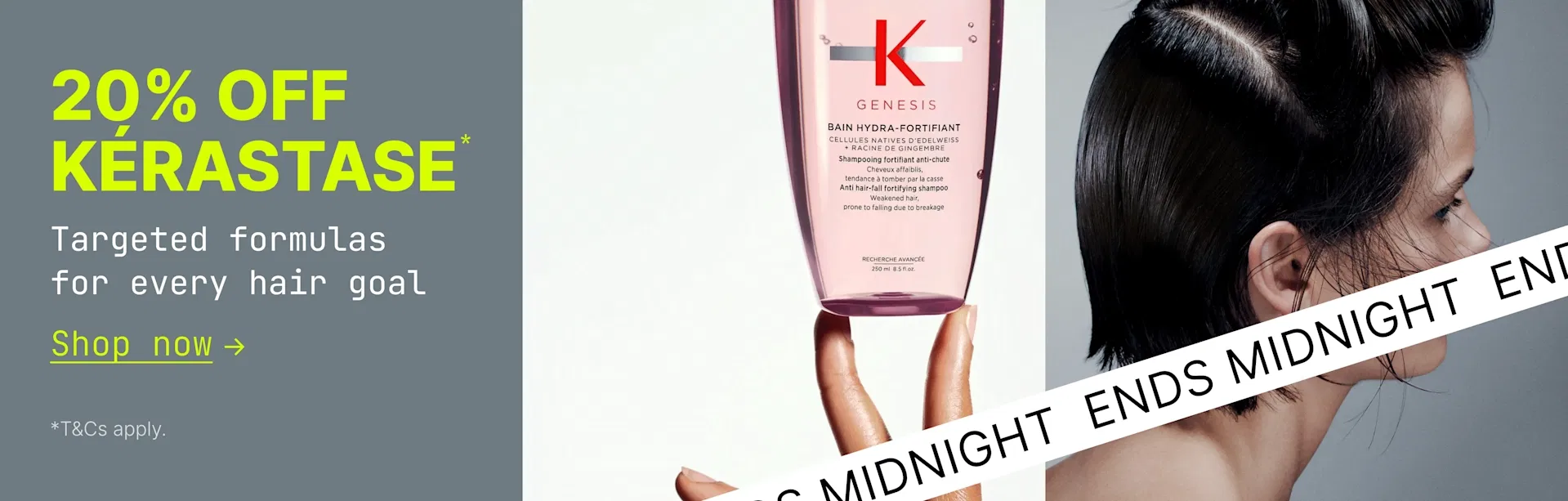 AUS Homepage Banner - Image 1 - Kerastase 20% Off Flash | ENDS MIDNIGHT