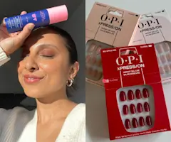 From press on nails to tanning, we've got your last minute GRWM beauty sorted for this holiday season. O.P.I press on nails, 24 hour Loving Tan and more...