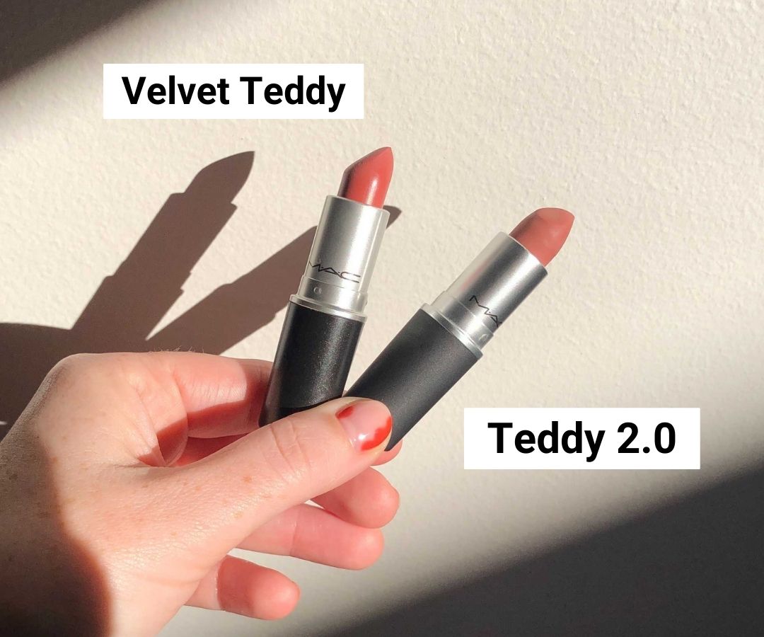 42 Mac Lipstick Swatches 2021 – Teddy 2.0 vs Velvet Teddy