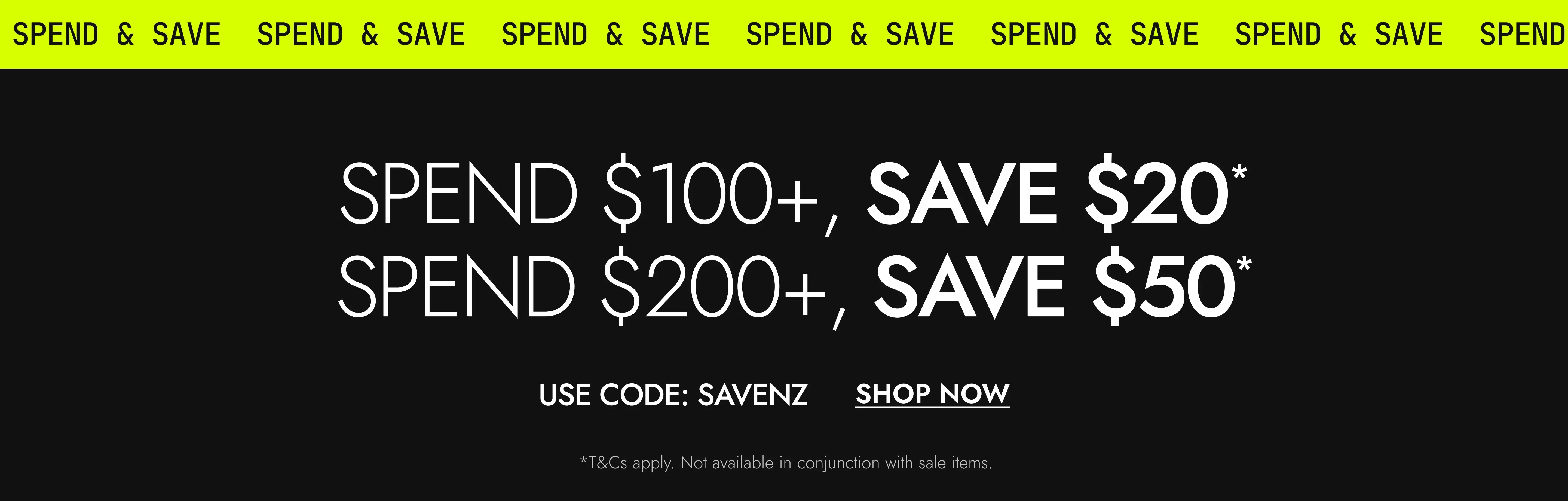 NZ Homepage Banner - Image 2 - Spend & Save