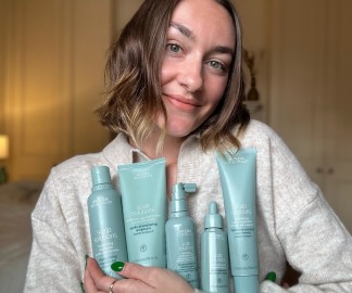 Aveda Scalp Solutions collection selfie