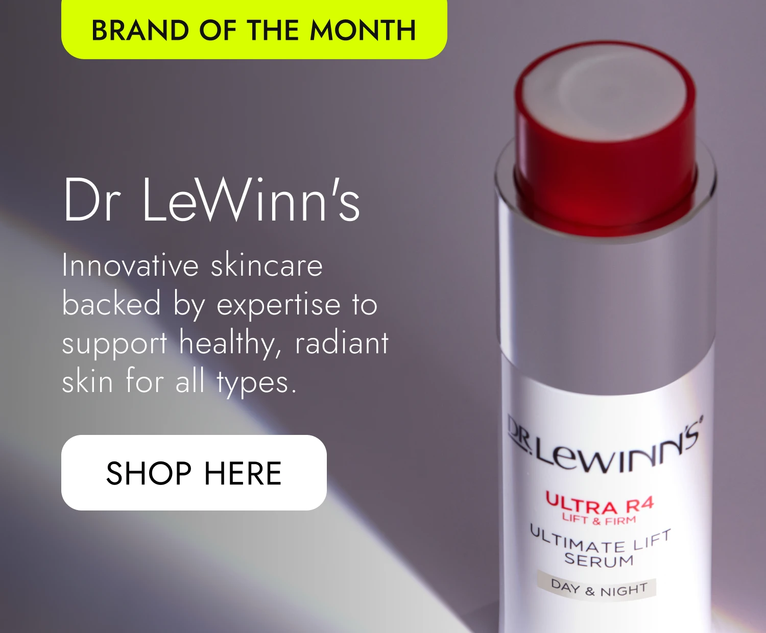 AUS Homepage Banner - Image 3 - Dr LeWinn's Brand of the Month