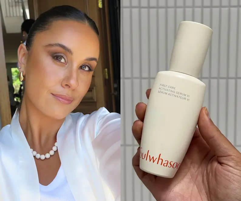 The serum I used 3 months before my wedding for glowy hydrated and smooth skin.