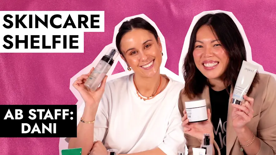 VIDEO: Our Head of Brands' skincare shelf! | Combination skin