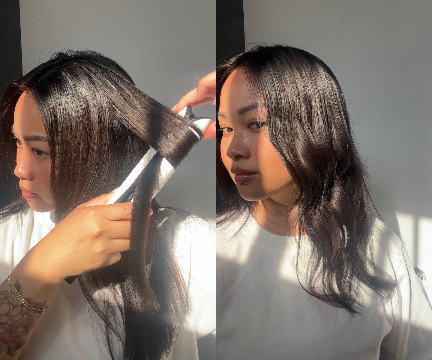 ghd Chronos Styler in-use Chloe in-article