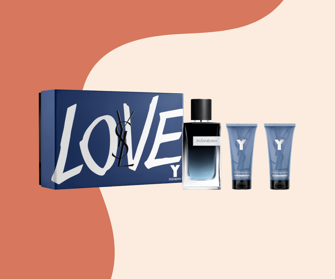 Yves Saint Laurent Y For Men Gift Set-Yves Saint Laurent Y EDP 100ml + 50ml Shower Gel + After-Shave Balm 50ml