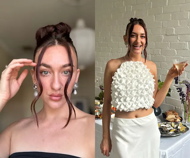 My Effortless Engagement Party Updo That's Perfect for Events (And Shockingly Simple)