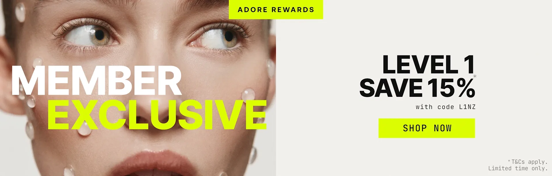 NZ Homepage Banner - Current 1 - Adore Rewards Week Loyalty Offer