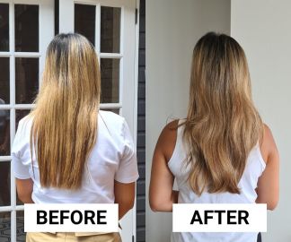Olaplex No 0 before and after