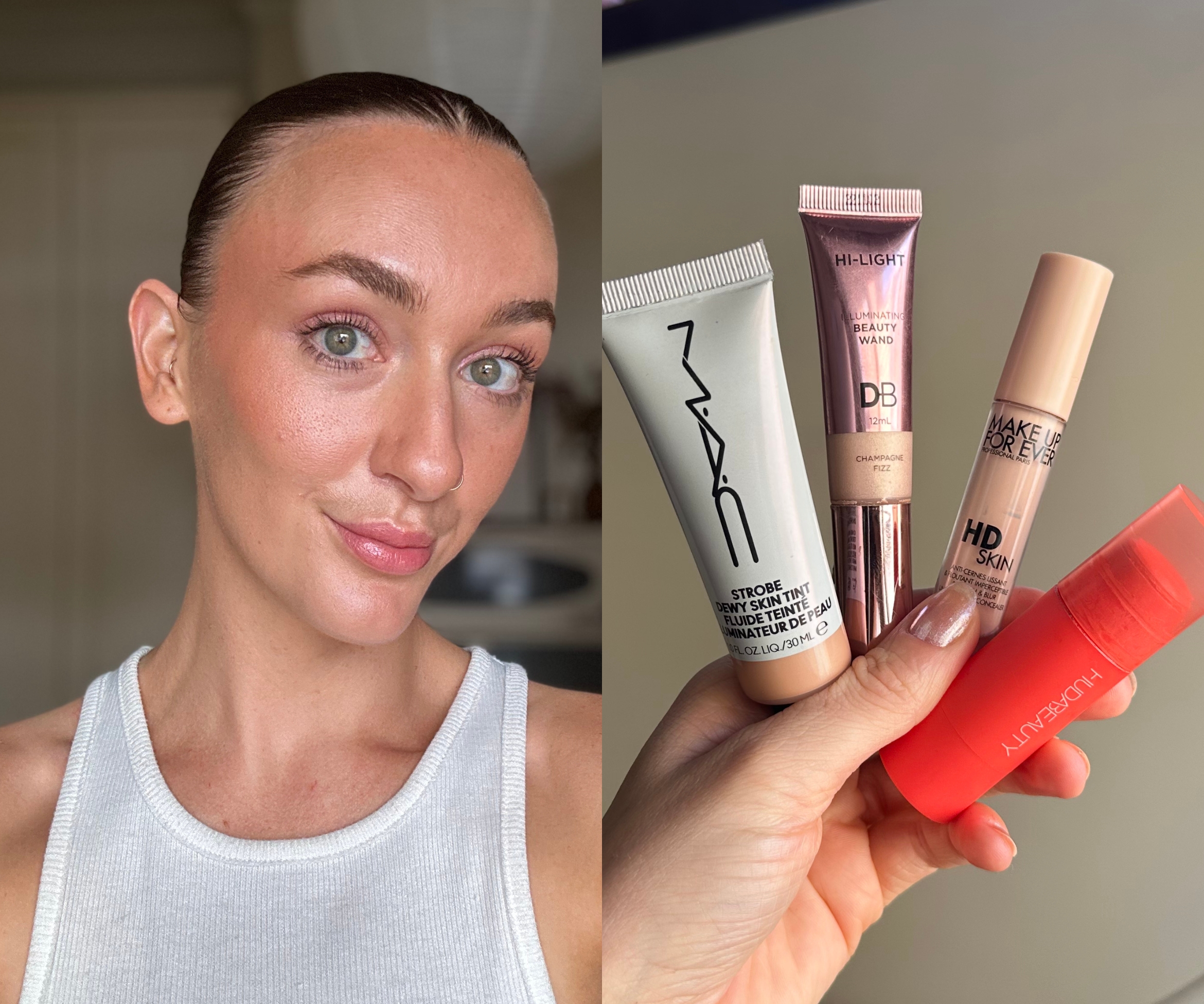 Pearl skin makeup trend Jas split hero