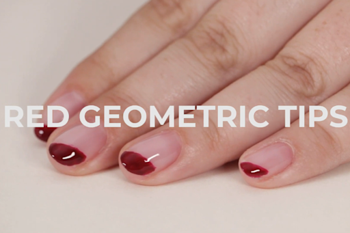 Beauty IQ Article - Geometric Nail Art Tutorial Using Essie Nail Polish