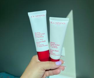 clarins flash beauty balm and peel