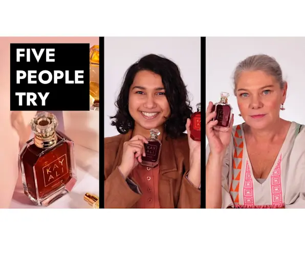 VIDEO: 5 people try Kayali fragrances! | Vanilla, Apple & more