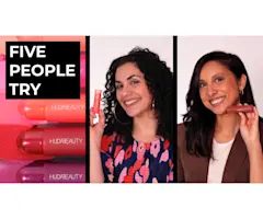 VIDEO: 5 People Try HUDA Cheeky Tint Blush Sticks