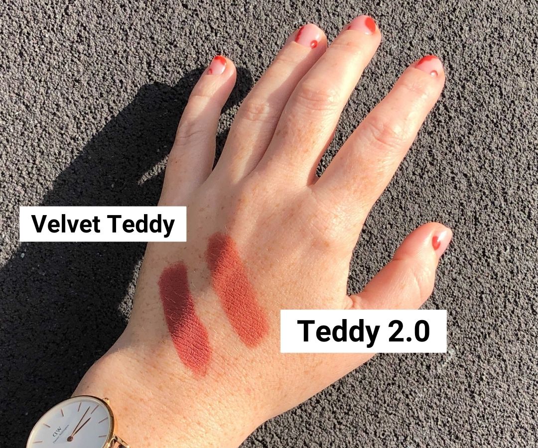 42 Mac Lipstick Swatches 2021 – Teddy 2.0 vs Velvet Teddy