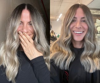 blonde hair transformation