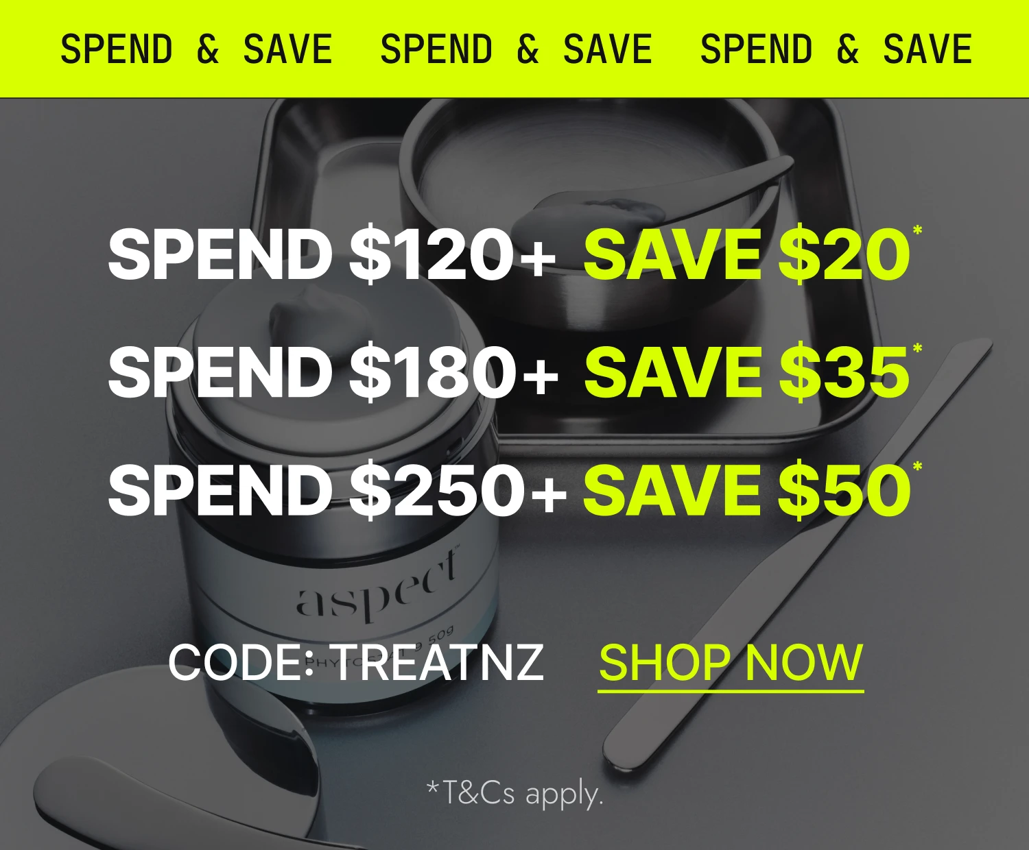 NZ Promotions Page Top Carousel -  Spend and Save