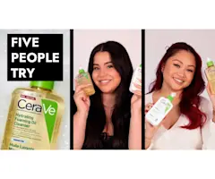 VIDEO: 5 People try Cerave Hydrating Cleanser & Foaming Oil Cleanser
