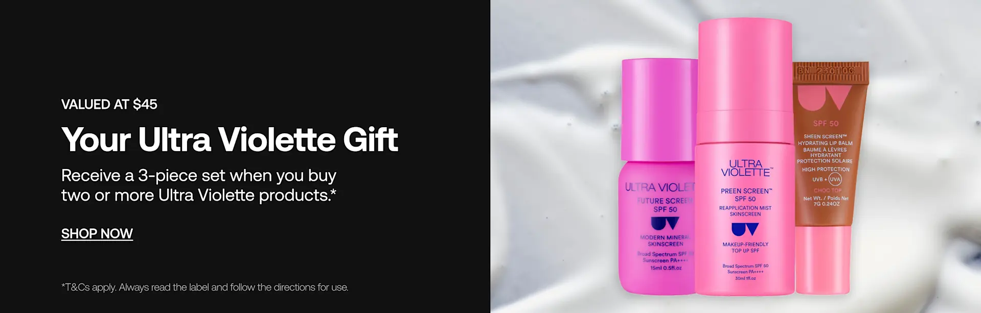 AUS Homepage Banner - Image 6 - Ultra Violette Major GWP