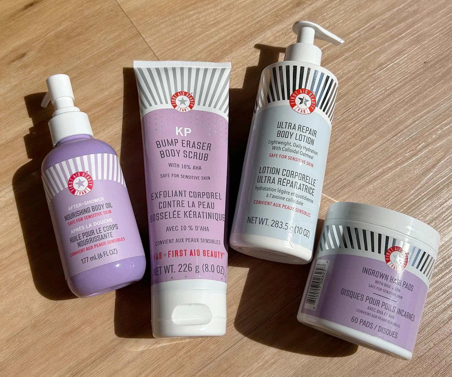 First Aid Body Care Products I Needed for My Everything Shower