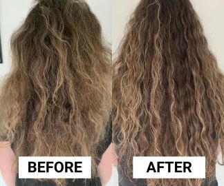 Redken Acidic Bonding Concentrate before and after