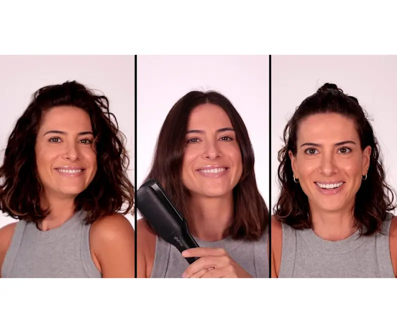 VIDEO: How I style my short, curly hair! | 5 minute frizzy hairstyles