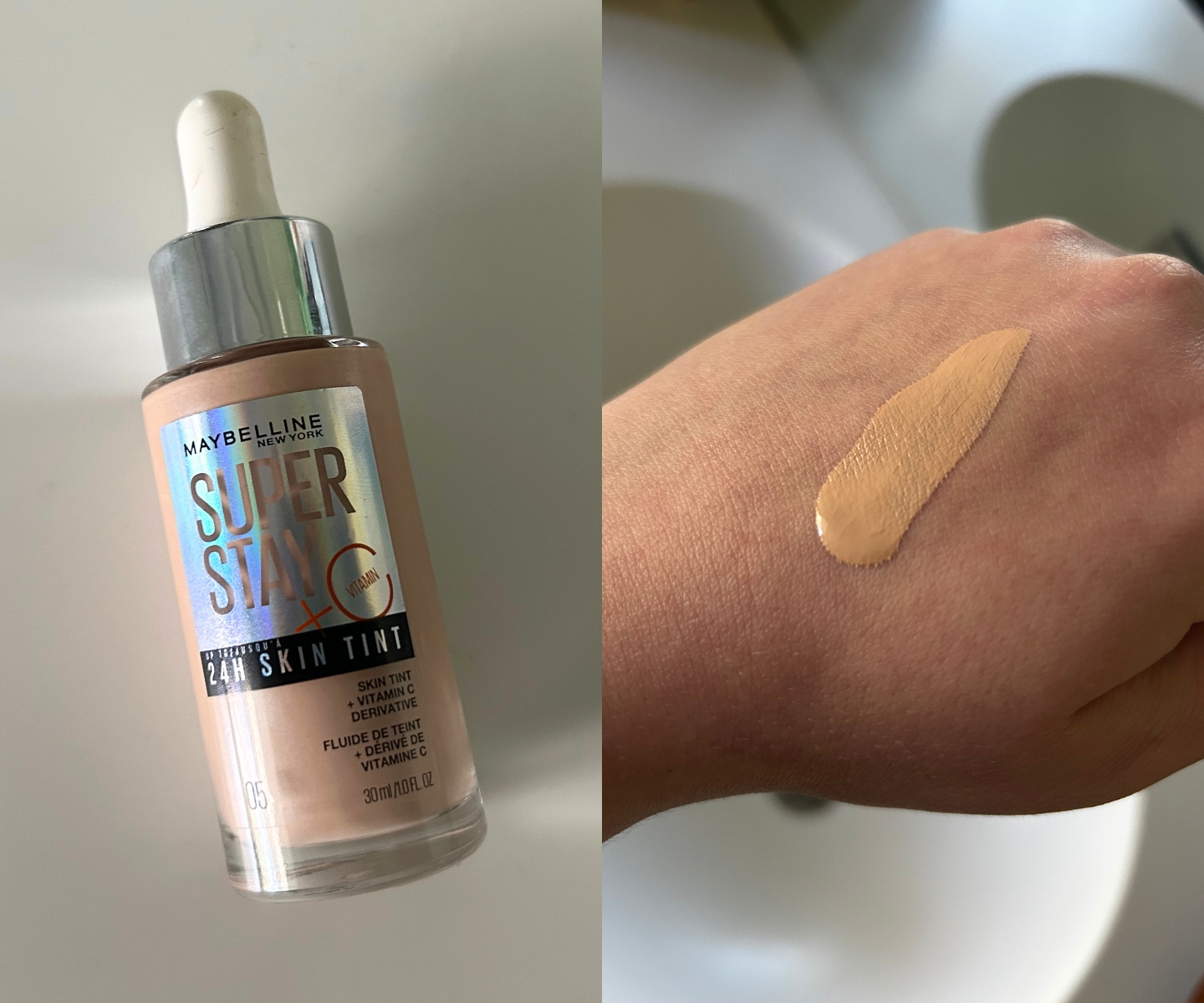 NEW MAYBELLINE SKIN TINT  FIRST IMPRESSION AND REVIEW 