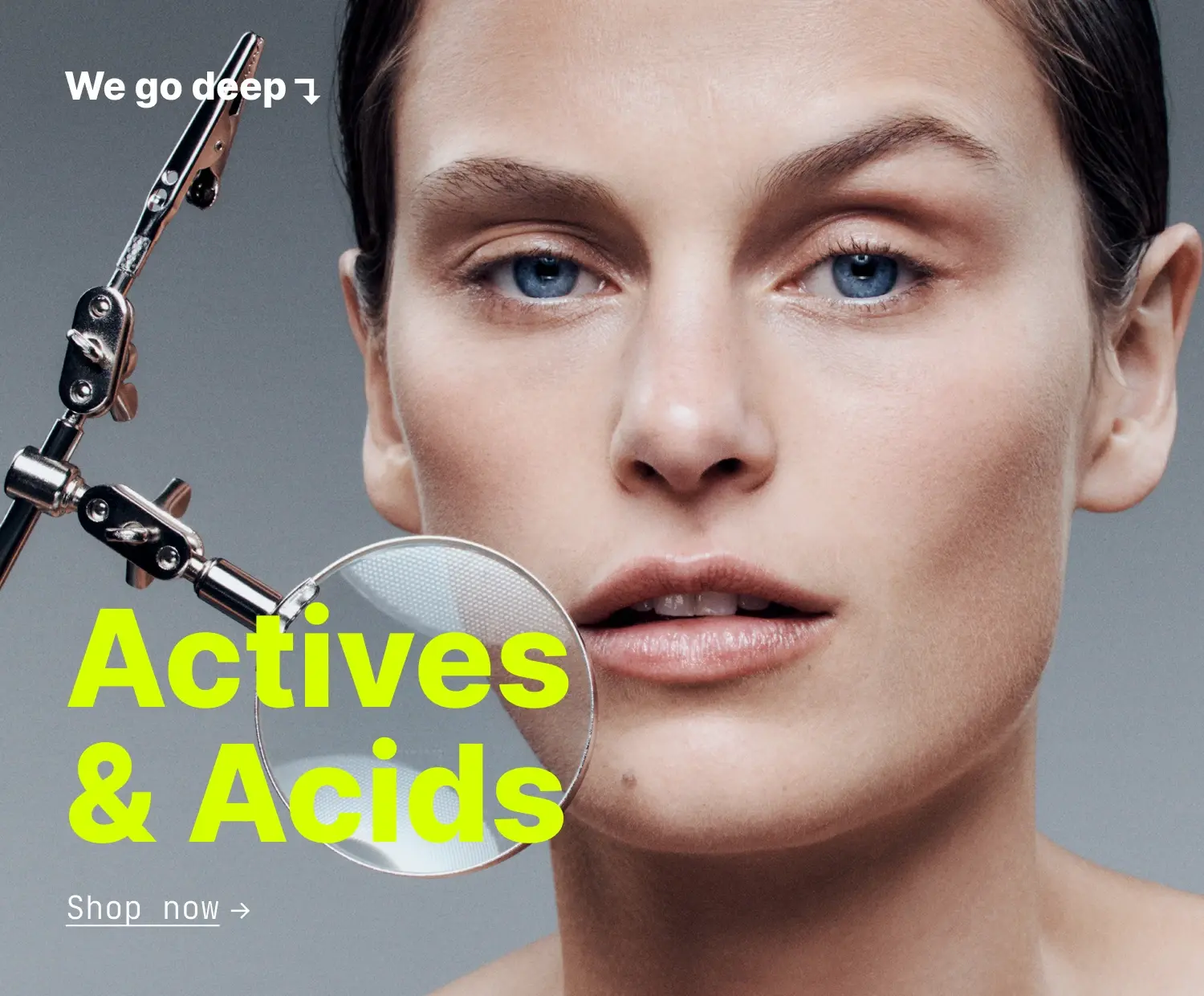 NZ Homepage Banner - Image 2 - We Go Deep - Clinical Actives