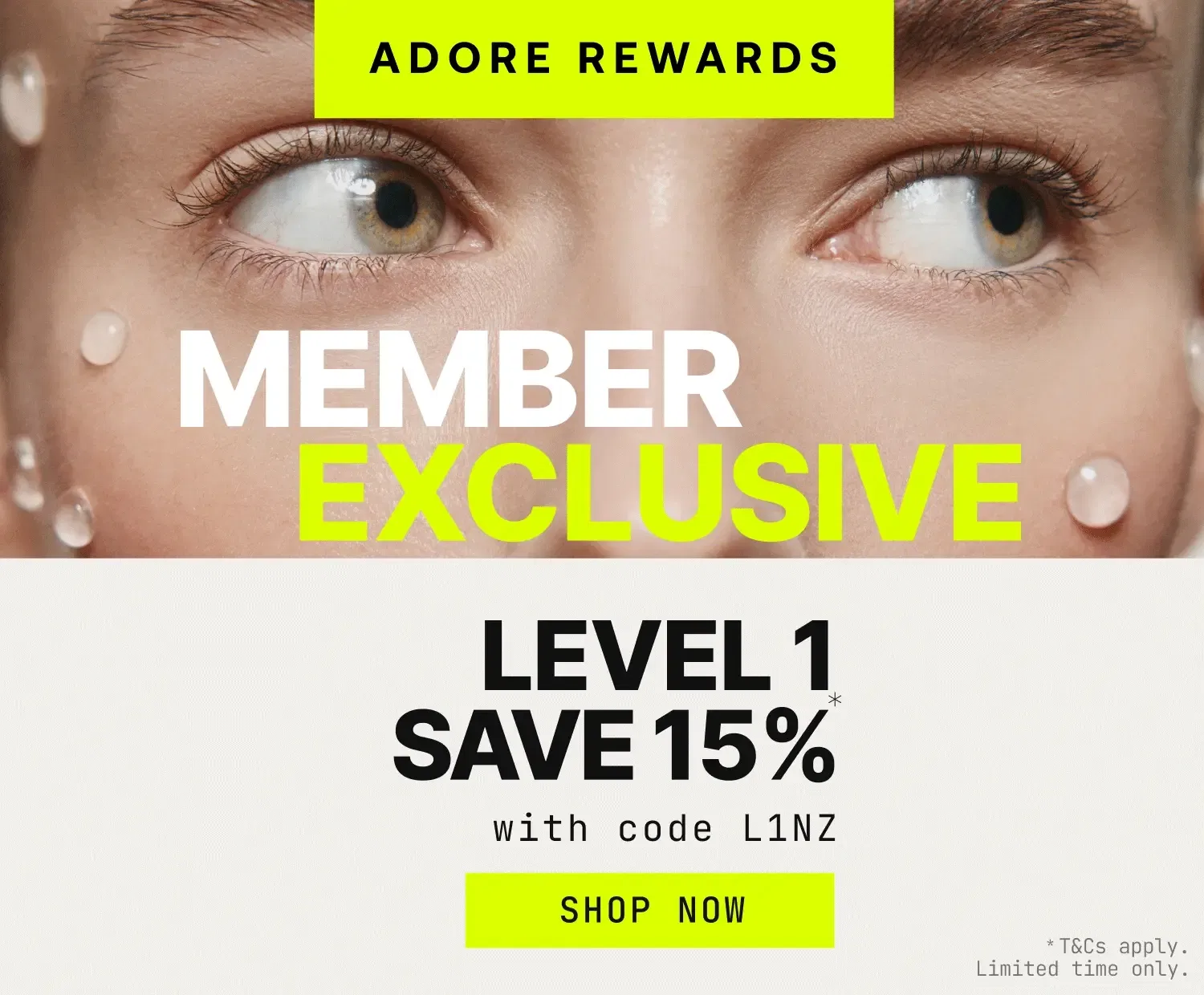 NZ Homepage Banner - Current 1 - Adore Rewards Week Loyalty Offer