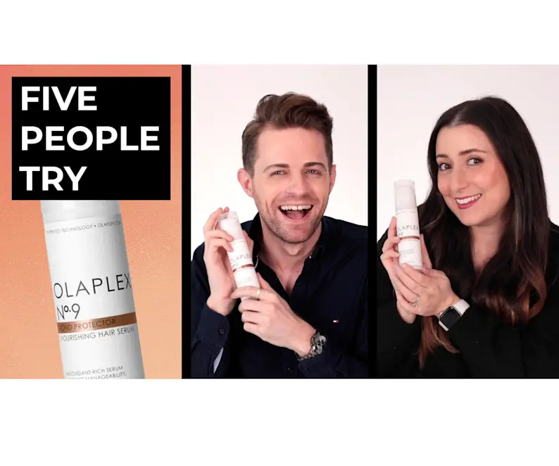 VIDEO: 5 People try Olaplex No.9 nourishing hair serum