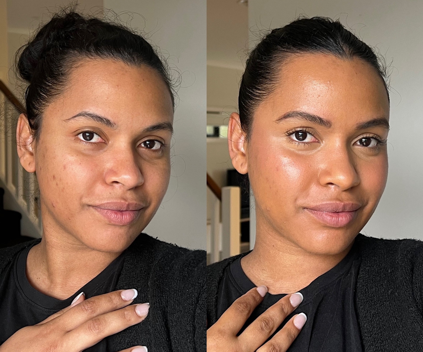 before and after bobbi brown skin tint best skin tints 
