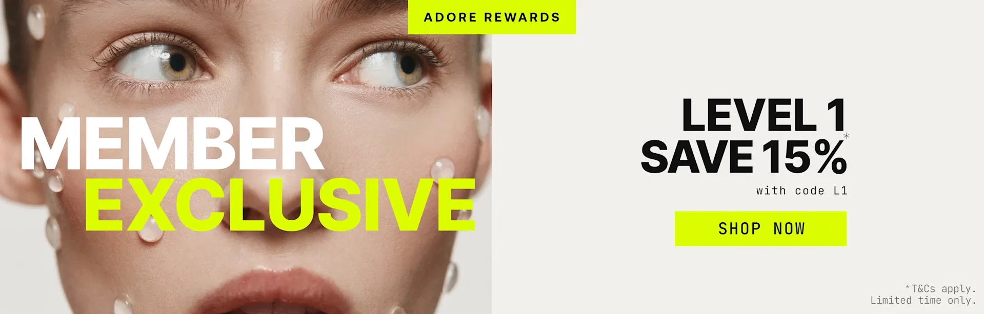 AUS Homepage Banner - Image 1 - Adore Rewards Week Loyalty Offer