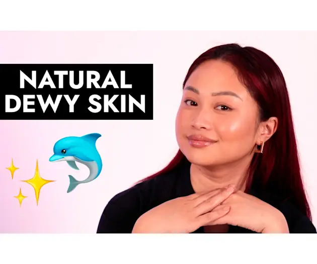 VIDEO: How I get "Dolphin Skin" | glowy, shiny, radiant skincare & makeup