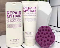 This ELEVEN Australia Hair Care Duo is Like a Big Green Protein Shake for Damaged Hair