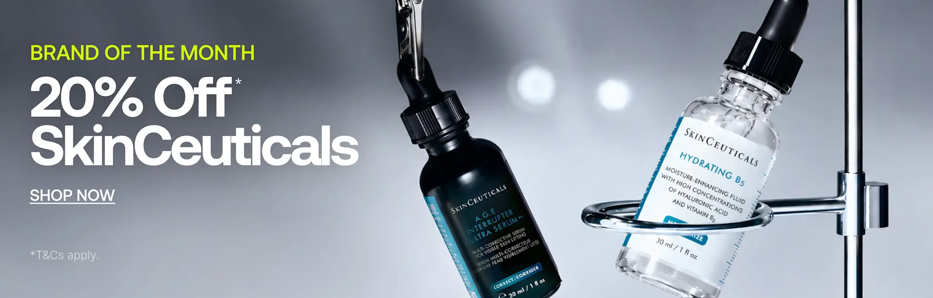 AUS Homepage Banner- Image 2 - SkinCeuticals 20% Off