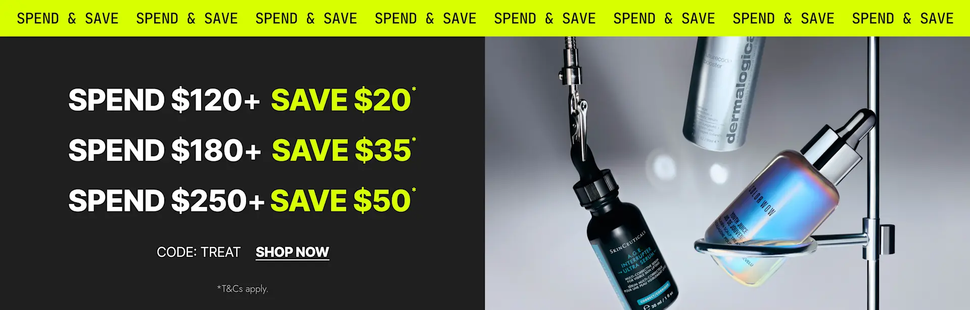 AUS Homepage Banner- Image 2 - Spend and Save