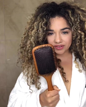 How To Prep And Style Naturally Curly Hair