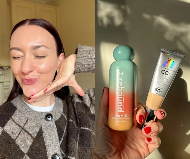 I Tried Hailey Bieber's Viral Foundation & Toner Hack