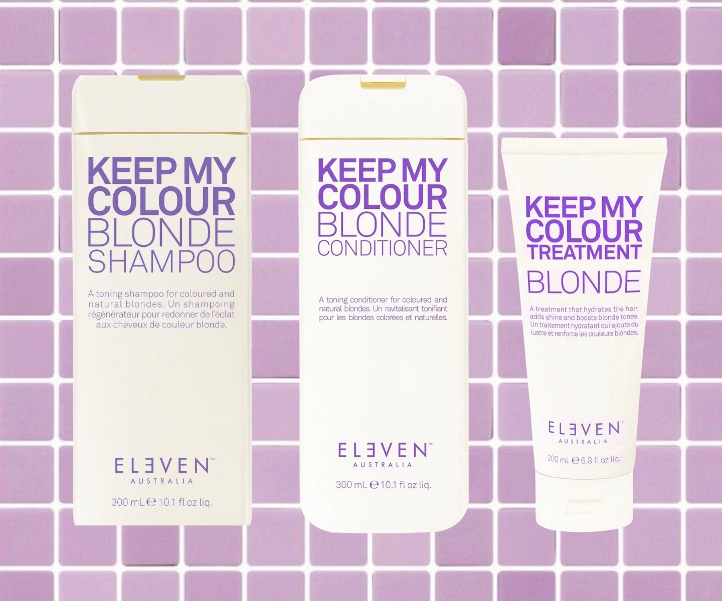 ELEVEN Australia Keep My Colour Blonde Shampoo, Conditioner & Treatment
