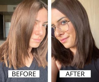 Hannah Keratin Colour Before and After