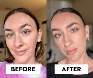 Maybelline 4-in-1 Instant Perfector Jas before/after