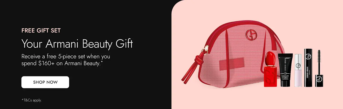 AUS Homepage Banner - Image 6 - Giorgio Armani Major GWP