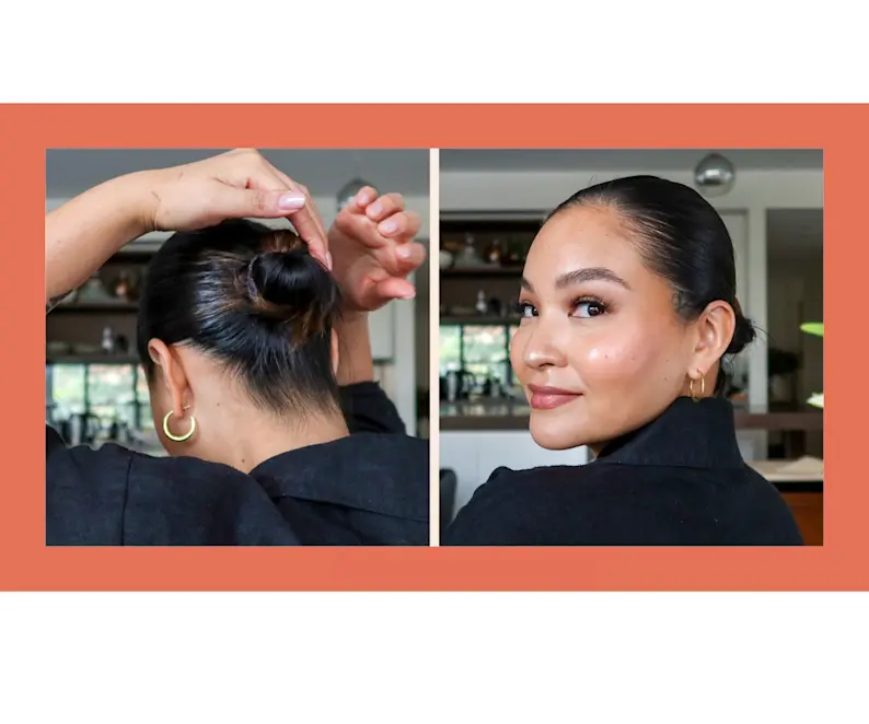 VIDEO: How To Do a Sleek Bun in 5 Minutes | Sleek Bun Tutorial