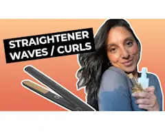VIDEO: How to curl hair with a straightener (In 5 minutes)