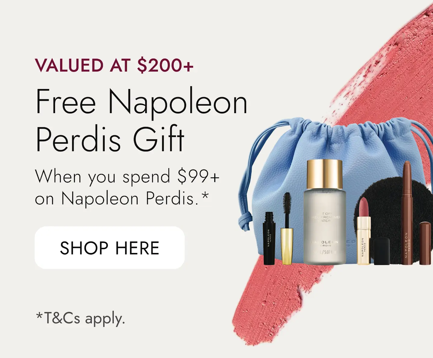 AUS Homepage Banner - Image 3 - Napoleon Perdis Major Gift