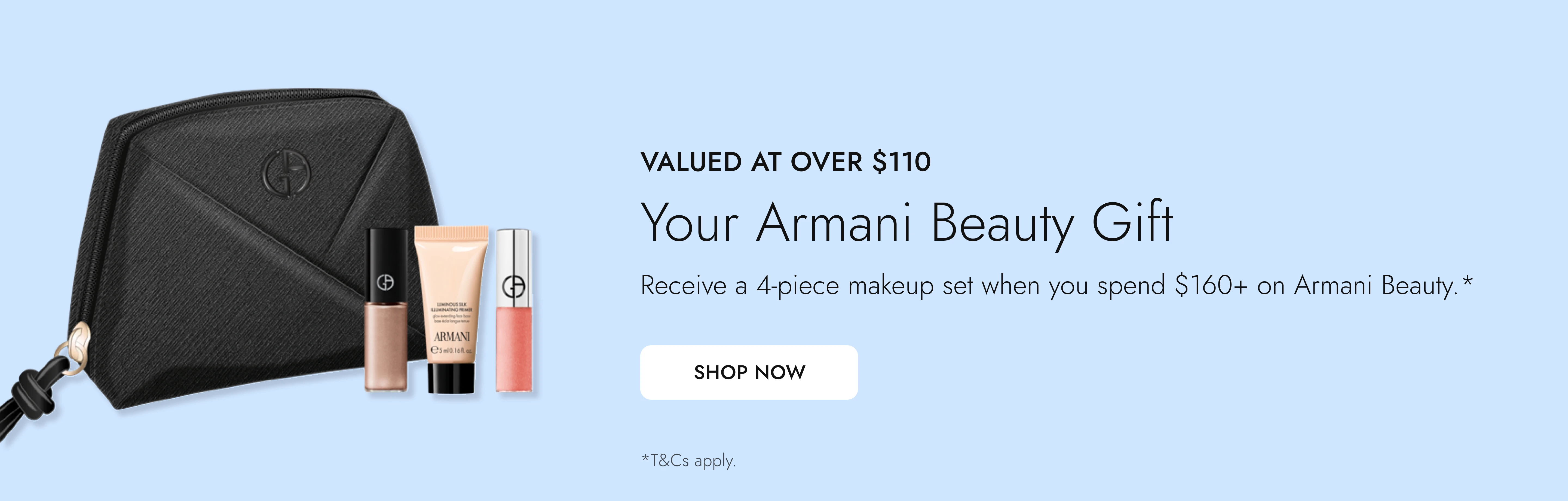 NZ Homepage Banner Image 4 -  Giorgio Armani GWP - Minor