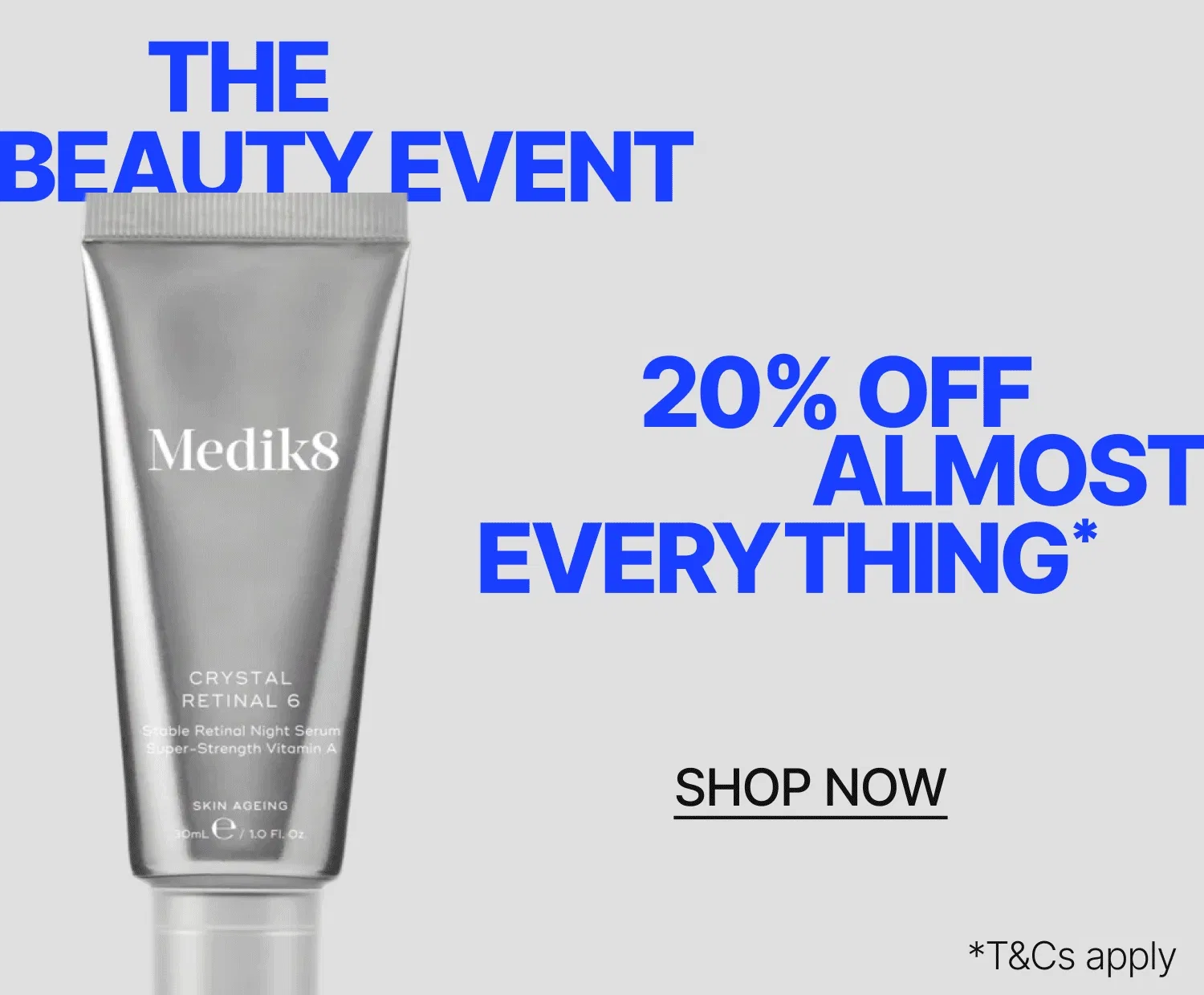 NZ Homepage Banner - Current 1 - 20% off Almost Everything
