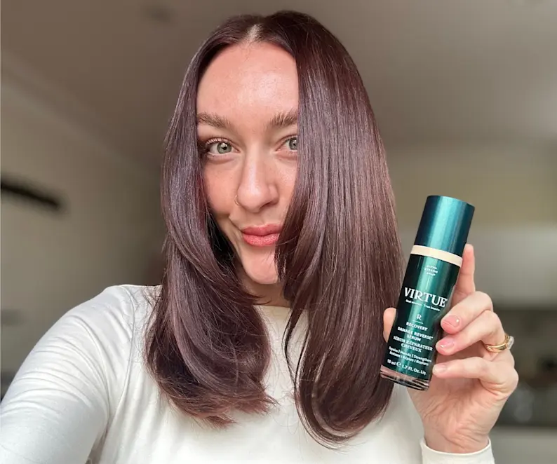 I Tried Virtue’s New Hair Serum That Promises to Instantly Repair 98% of Split Ends