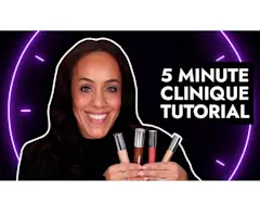 VIDEO: Full face of makeup with Clinique chubby sticks