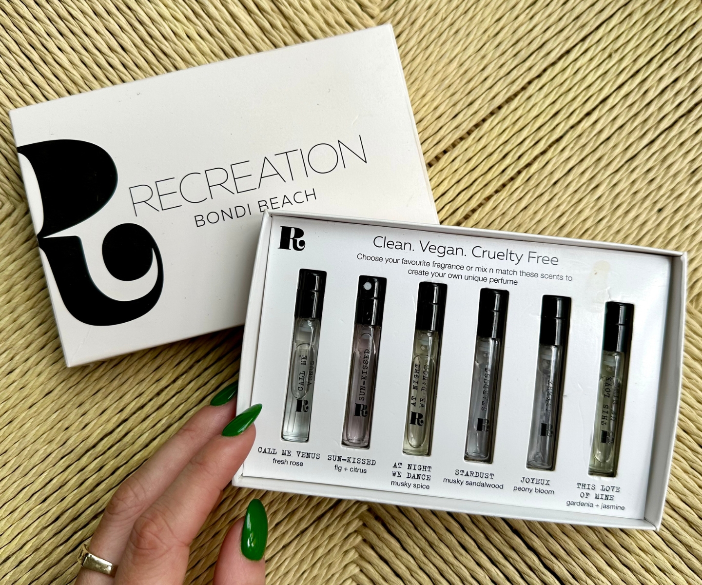 Recreation Beauty sample pack